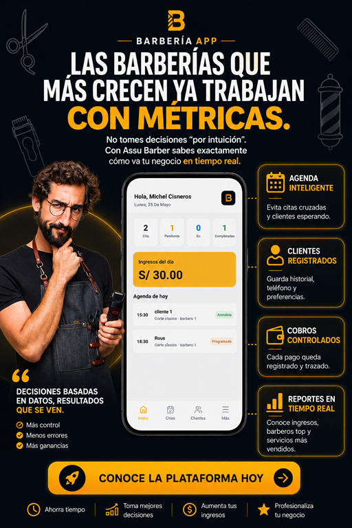 Flyer ASSU Barbería